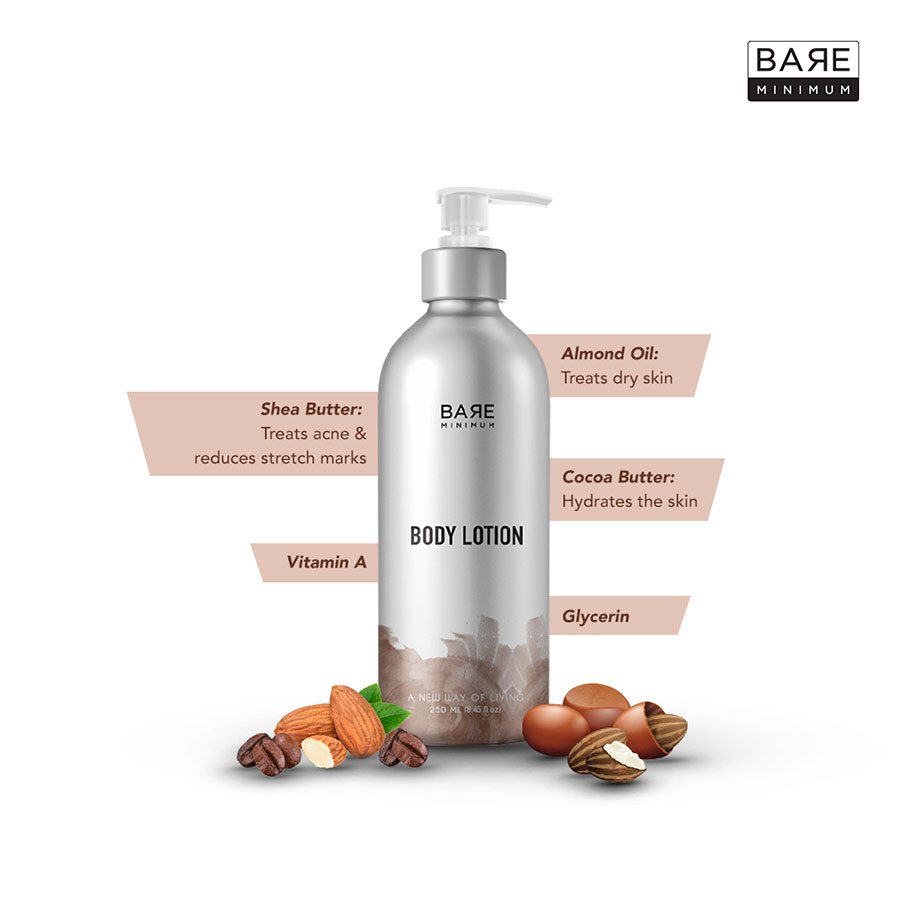 Bare Minimum | Gentle Shampoo | With The Extracts Of Bhringraj, Brahmi | For Smooth and Lustrous Hair | Chemical-Free | With pH-Balanced Formula | For All Scalp Types