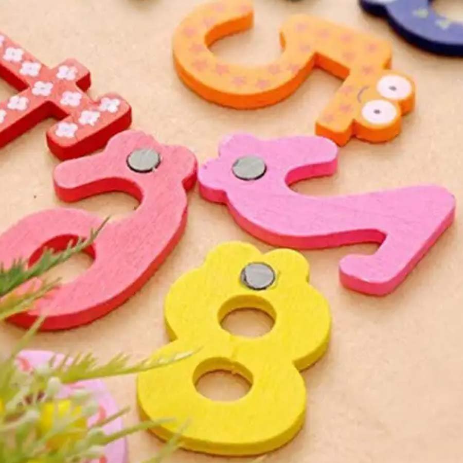 36pcs Alphabet and Numbers Educational Fridge Magnet set for Kids â€“ Multicolour