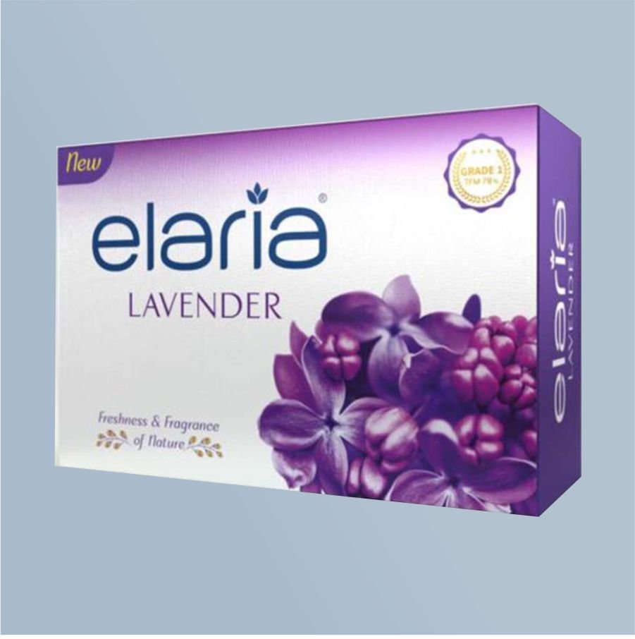 Elaria Grade 1 Lavender Soap 75gm TFM 78%
