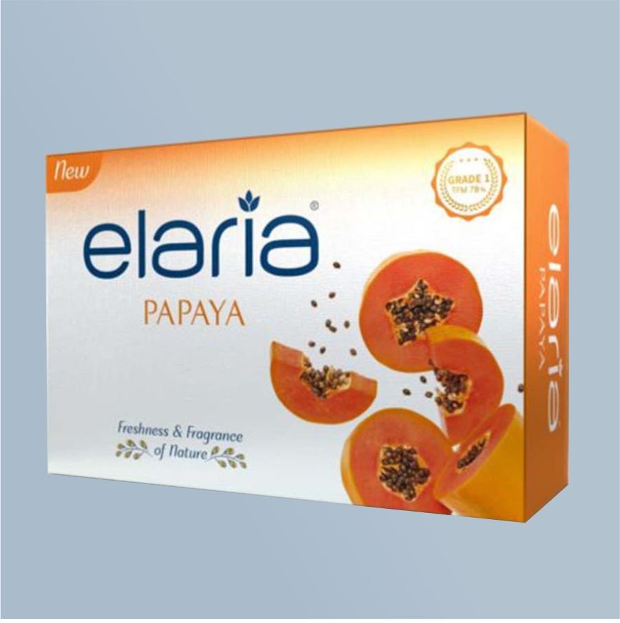 Elaria Grade 1 Pappaya Soap 75gm TFM 78%
