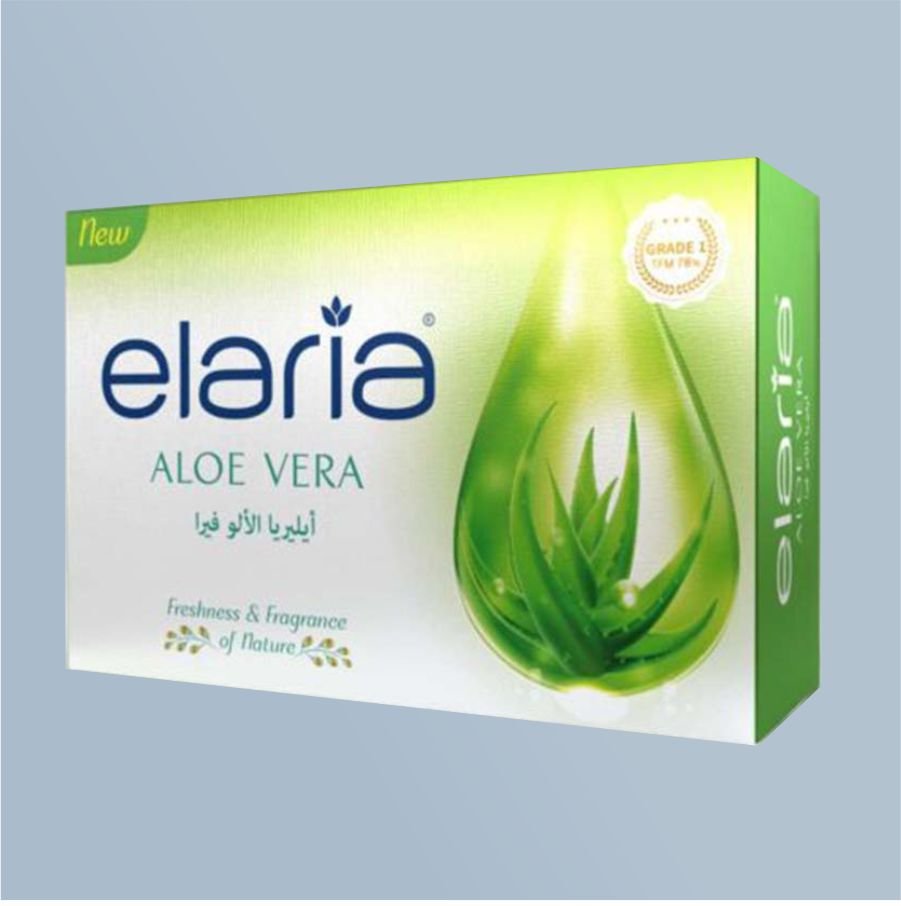 Elaria Grade 1 Aloevera Soap 75gm TFM 78%
