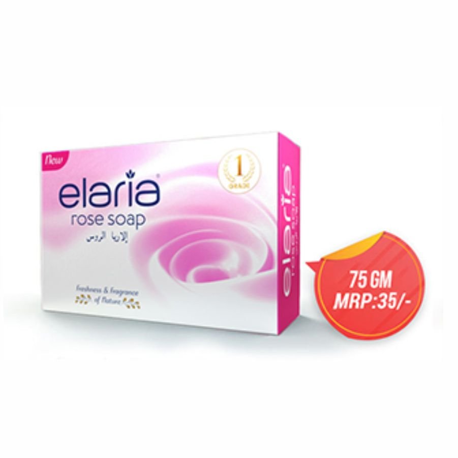 Elaria Grade 1 Rose Soap Combo 4*75gm TFM 78%
