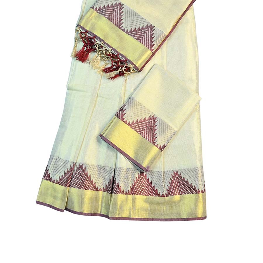 Semi Stitched Kerala Half Saree